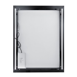 Fekete LED tükör